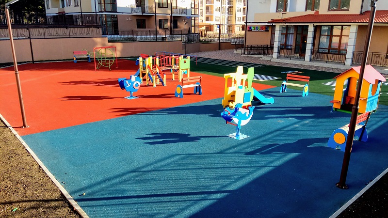 Детская площадка в английском детском садике